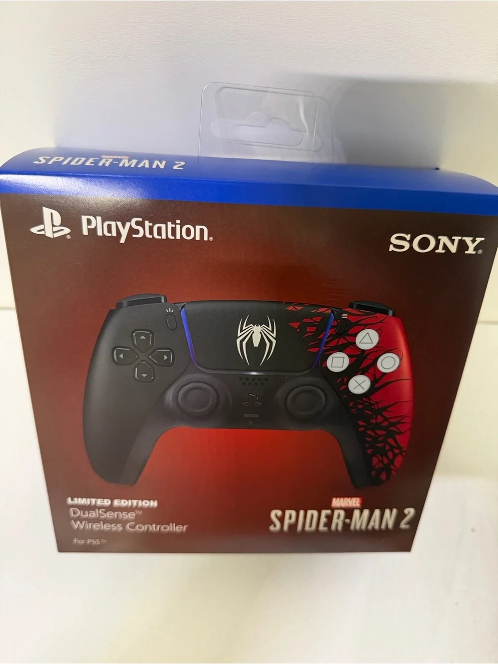 Spider-Man 2 Limited Edition PlayStation 5 / PS5 Sony DualSense Controller (NEW)